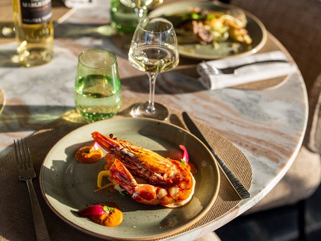 Solaire Restaurant Barbaroux Gambas Cameron Sauvages
